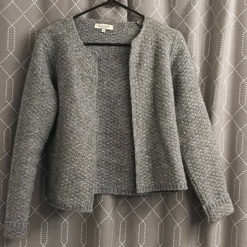 Cocogiò Italian wool blend sweater/jacket🧥 - Picture 1 of 7